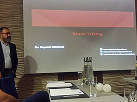 17 Ekim 2015 Dr. Haşmet Gökdeniz Sinüs Lifting Semineri